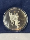 .925 Sterling Silver Round NEW YORK METS FM 100 Greatest Events In Sports