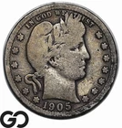 1905-S Barber Quarter, Full Rims
