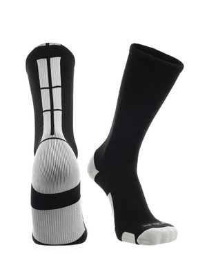 TCK Multisport Baseline 3.0 Crew Socks BLACK | WHITE SM
