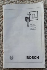Bosch PSR 2,4V Akkuschrauber - NUR Bedienungsanleitung
