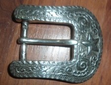 Western design Belt Buckle 2.5" fits 1"belt EUC
