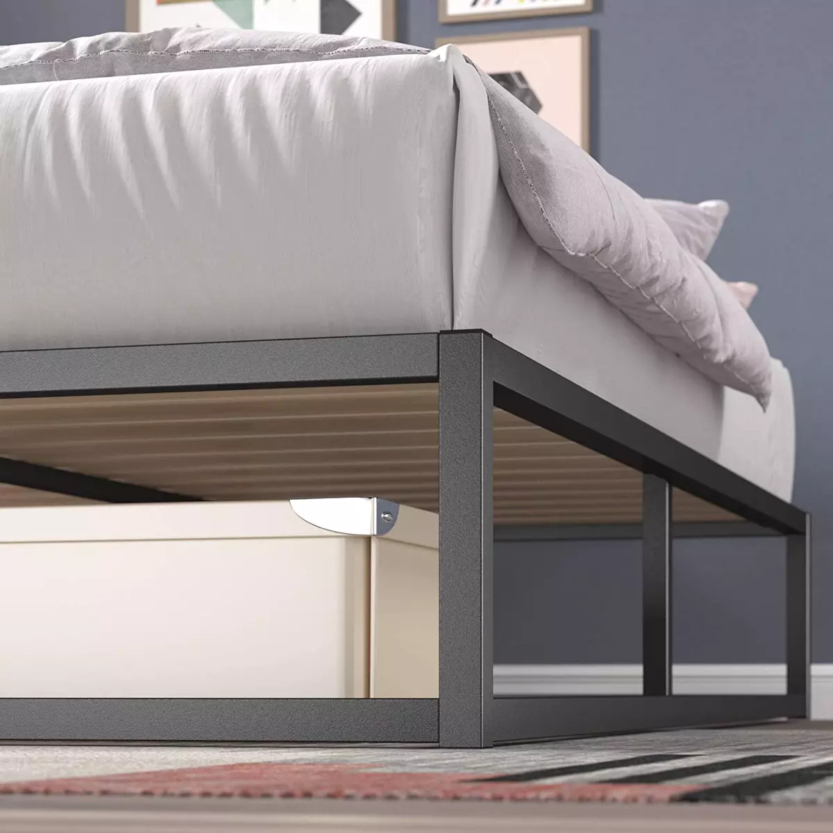 Zinus joseph 14 inch metal platforma bed sale frame