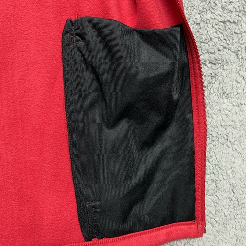 Columbia Steens Mountain Vest Mens Small Red Fleece Full Zip Mock Neck Outdoor - Picture 10 of 10