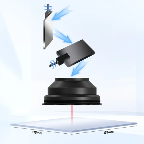 Monport 175x175mm F-Theta Field Objektiv für Faserlasergravier Schneidemaschine - Bild 9 von 11