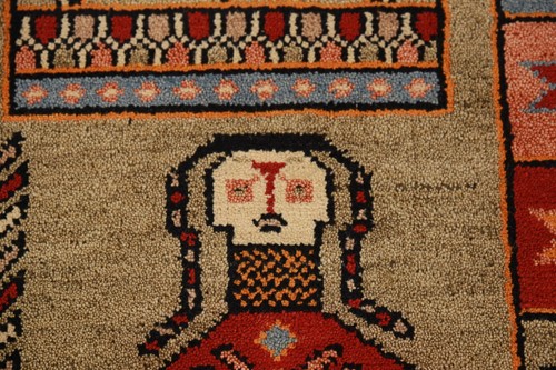 Elegance Redefined Hand-Knotted Heriz Serapi Indian Runner Rug 4x10 ft - Picture 9 of 19