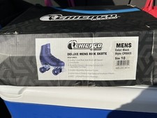 CHICAGO Skates Men's Premium Leather Lined Rink Roller Skate - 10, Black