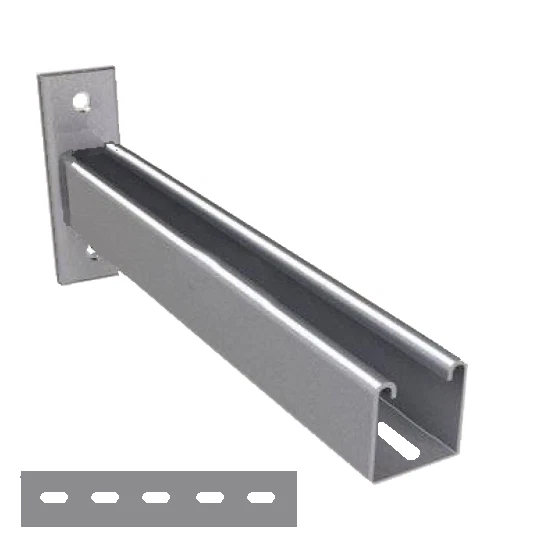 DIRECT CHANNEL 300mm - Slotted Cantilever Arms (HDG) (PACK OF 2)