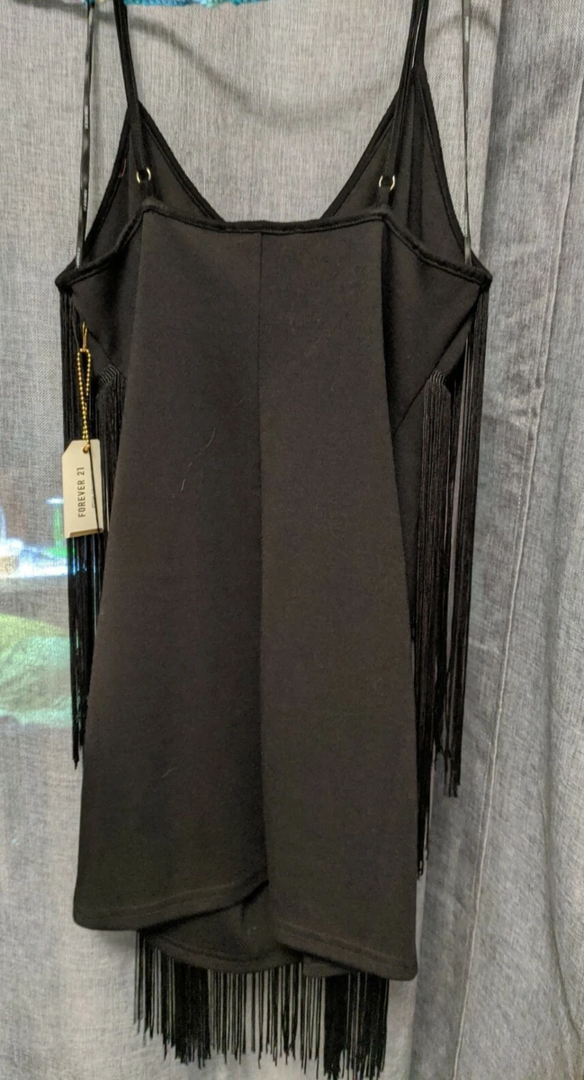 Fringed flapper top dress forever 21