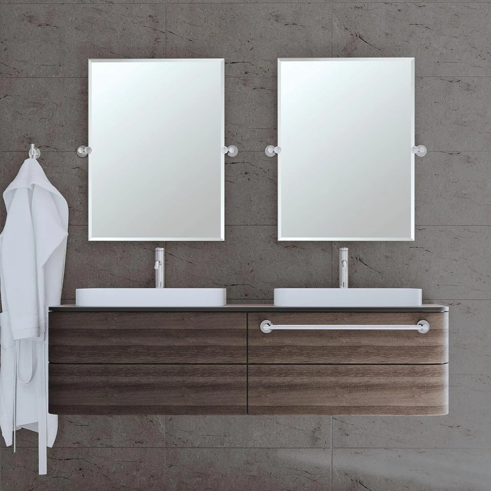 Gatco 4249SM Latitude2 24 in. H Frameless Rectangle Mirror - Image 3 of 4