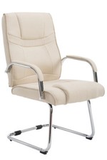 Freischwinger XXL Attila Stoff Besucherstuhl Schwingstuhl Konferenzstuhl