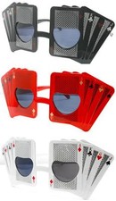 1 pair ROYAL FLUSH CARDS NOVELTY PARTY GLASSES sunglasses 296 men lady EYEWEAR