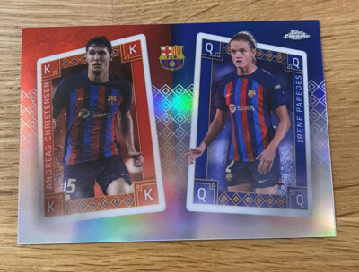 Topps FC Barcelona Chrome 22/23 - Christensen Irene Paredes King & Queens