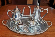 International Silver Company 5 Piece Tea/Coffee Serving Set Great Grandmother's