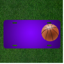 Custom Personalized License Plate With Add Names To Basketball Players Sports