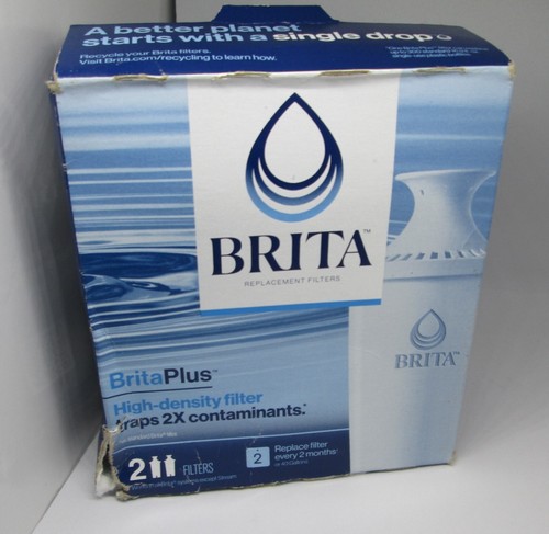 Brita Plus Replacement 2 Filters for Water Filtration Pitcher Sealed Filters NEW - Picture 4 of 20
