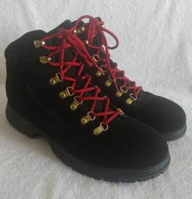 Fila Diviner Mens Black Faux Suede Hiking Boot Sz 12 M