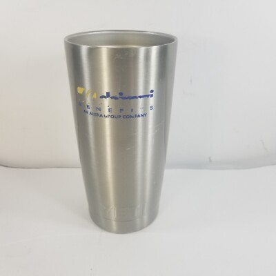 Yeti Rambler Tumbler Silver Steel Cup Travel Mug 16-20 Oz Shirazi