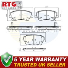 Set pastiglie freno anteriori si adatta a Hyundai Ioniq Kia Niro 1.6 elettriche + altri modelli