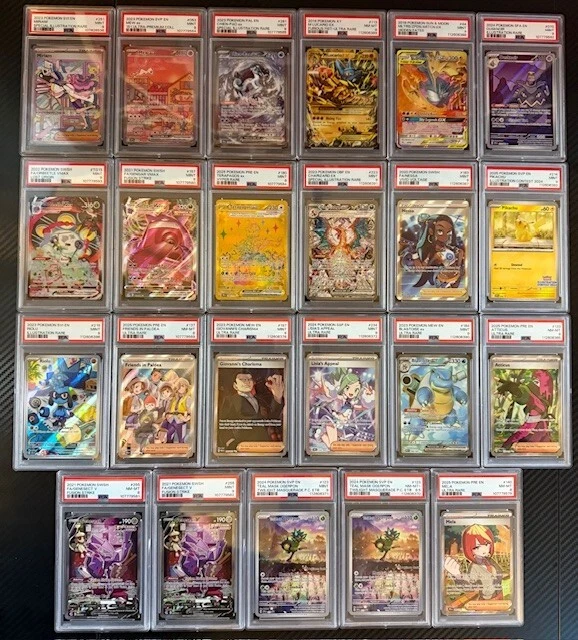 23 Pokemon Card Lot. All graded PSA. ONE DAY AUCTION!