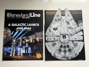 DISNEY STAR WARS PACKAGE GALAXY EDGE CAST LINE MAGAZINES OPENING DAY & BROCHURES
