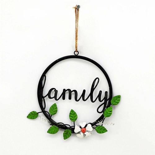 Parisloft Family Rustic Black Metal Wall Haning Decor 711414705411 eBay