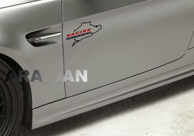 RACING NURBURGRING Decal Sticker Sport Car door emblem Performance Motorsport 