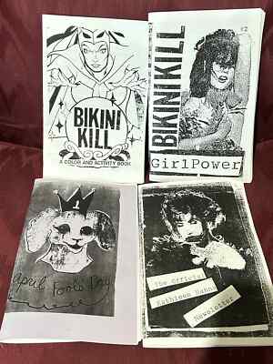 Riot Grrrl Revival: Collectible Zine Pack Featuring 4 ZINES by
