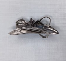 Vintage Nasa Space Shuttle Belt Buckle The Great American Buckle Co. Pewter