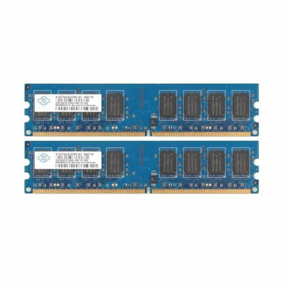 8GB 4x 2GB 1GB DDR2 800mhz PC2-6400U 240Pin DIMM Desktop Memory SDRAM NANYA BT - Image 3 of 4