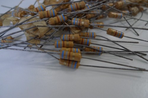 Resistor Carbon Vintage Philips 670 Ohm x5 - Picture 2 of 22