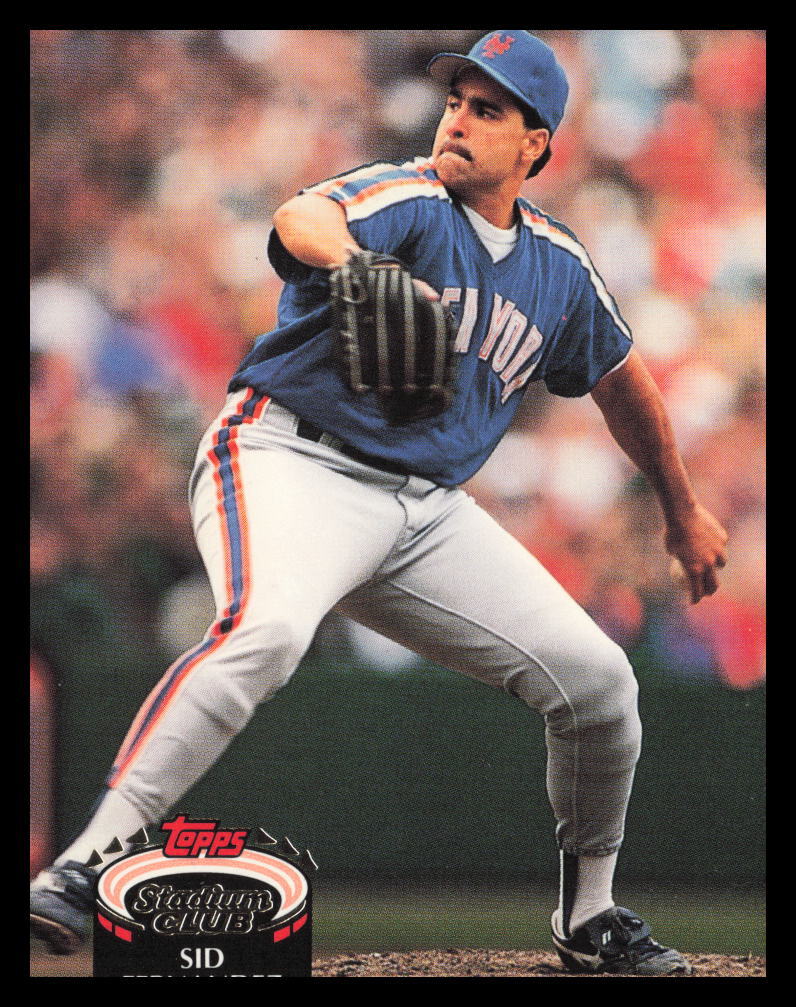 1992 Stadium Club #655b Sid Fernandez New York Mets Baseball Card