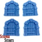 Resin 28mm Fantasy Medieval Arched Door Dungeon Small Terrain Greebles Scenery