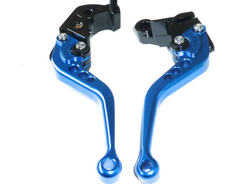 KAWASAKI Z1000SX 2011-2016 SHORT BLUE BRAKE & CLUTCH LEVERS SET RACE TRACK S15F - Picture 11 of 12
