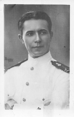 Commander Pereira of S/S/ Comandante Pessoa Brazilian Merchant Marine Postcard