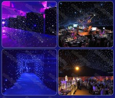 Wedding Party backdrops led star cloth stage lighting LED Star Cloth Luces LED
