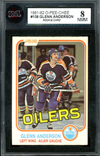 1981-82 O-Pee-Chee NHL #108 Glenn Anderson Rookie KSA 8 NM-MT Edmonton Oilers RC