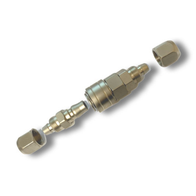 Luftschlauch Kompressor Leitungsverschraubung Stecker Schnellspanner komplett 5 x Sets 1/4 BSP