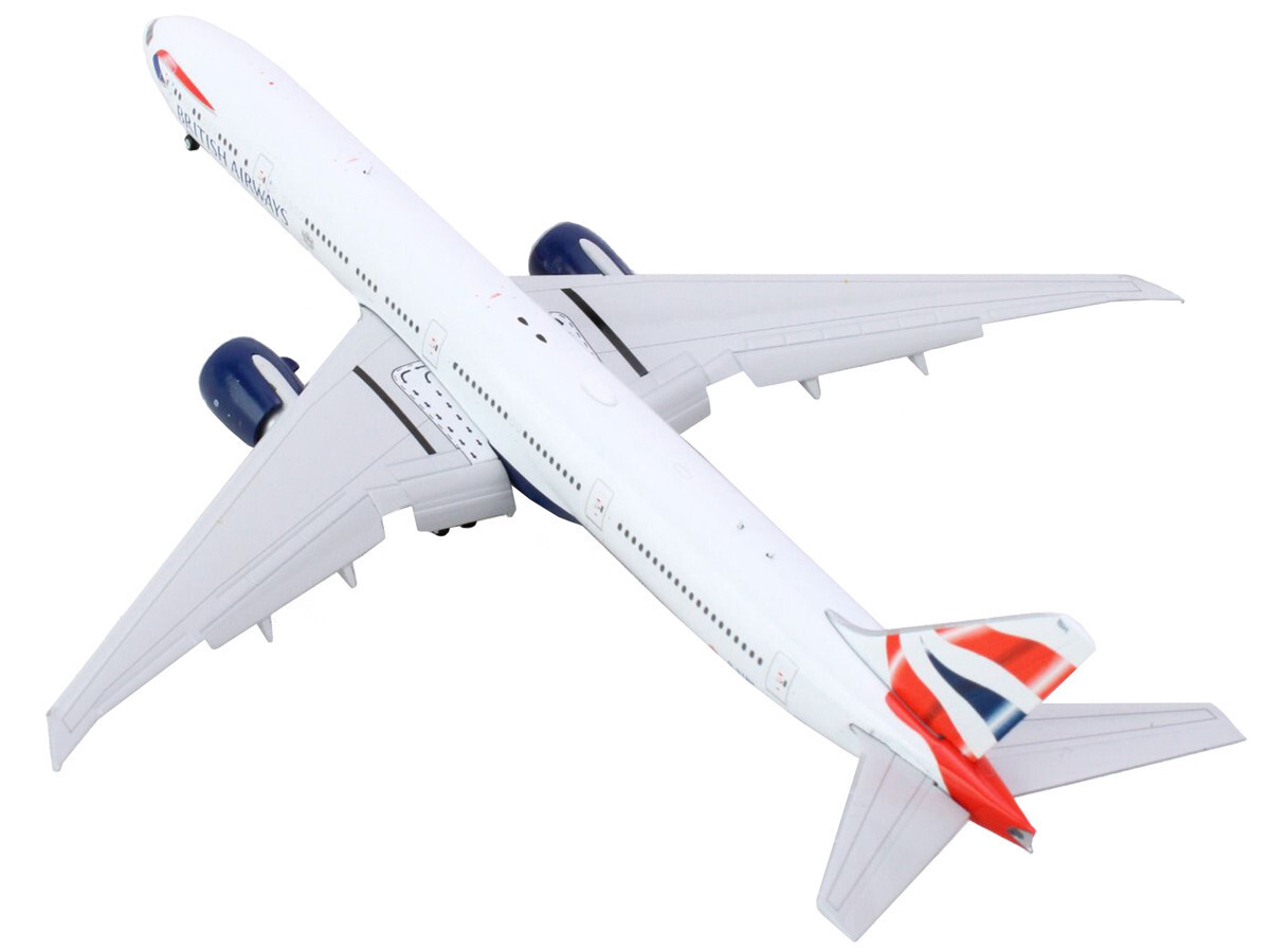 Geminijets Boeing 777-300er Aircraft W/Flaps Down British
