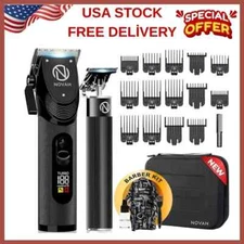 Novah Professional Hair Clippers for Men, Professional Barber Clippers and Trimm