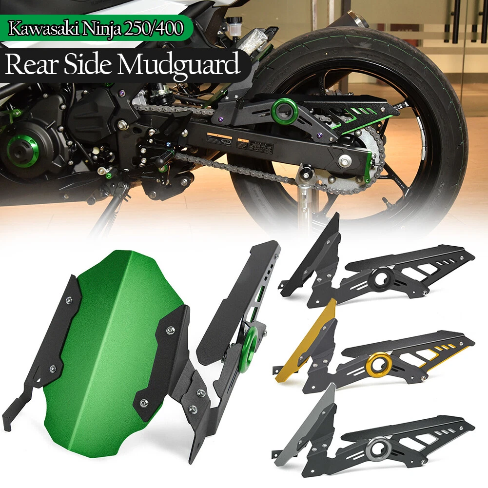 Rear Tire Fender Mudguard Chain Guard Cover for Kawasaki Ninja 400 250 2017 2022