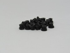 Helios Black Rubber Nipples - Bag of 100