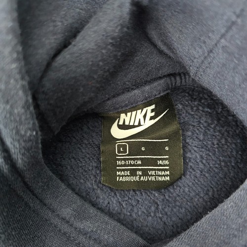 Nike Dallas Mavericks Youth Large 14-16 Navy Blue Hoodie Pullover Casual - Picture 2 of 10