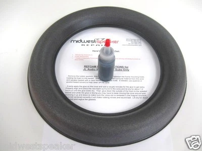 MW AUDIO JL Audio 12W7 12" Subwoofer Refoam Repair Kit - 1 Single Foam Surround FREE SHIP