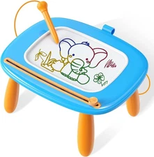 Kikidex Magnetic Drawing Board, Toddler Girl Toys for 1-2 Year Old, Doodle Board