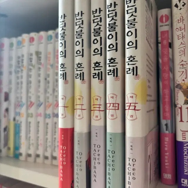 Firefly's Wedding Manga Book Set 1-5 Korean Comic