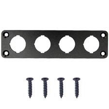 Rocker Toggle Switch Aluminum Housing Bracket Panel for Car Truck Marine Boat