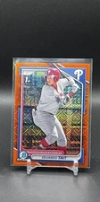 2024 Bowman Chrome Mega 1st Eduardo Tait #BCP164 Orange Mojo Refractor /25