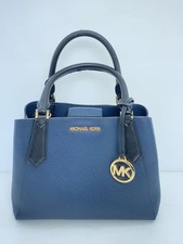 MICHAEL KORS Handbag Leather NVY Plain 35S0GKFS1T