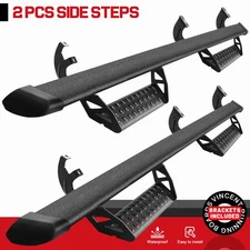 Truck Side Steps For 2010-2024 Toyota 4Runner Black Nerf Bar BCTA Running Boards