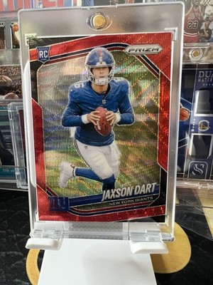 2025 Panini Prizm Jaxson Dart #332 Prizm Red Wave /149 RC -Print Line (See Pics)